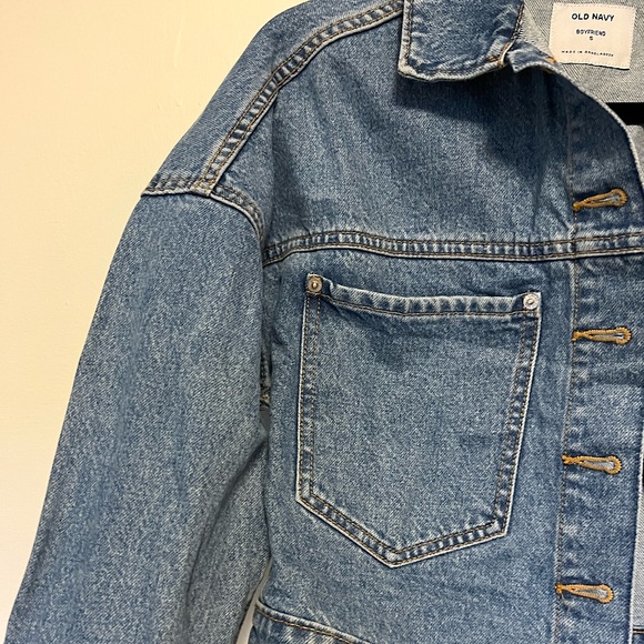Old Navy Cropped Jean Jacket, size S - Picture 3 of 4